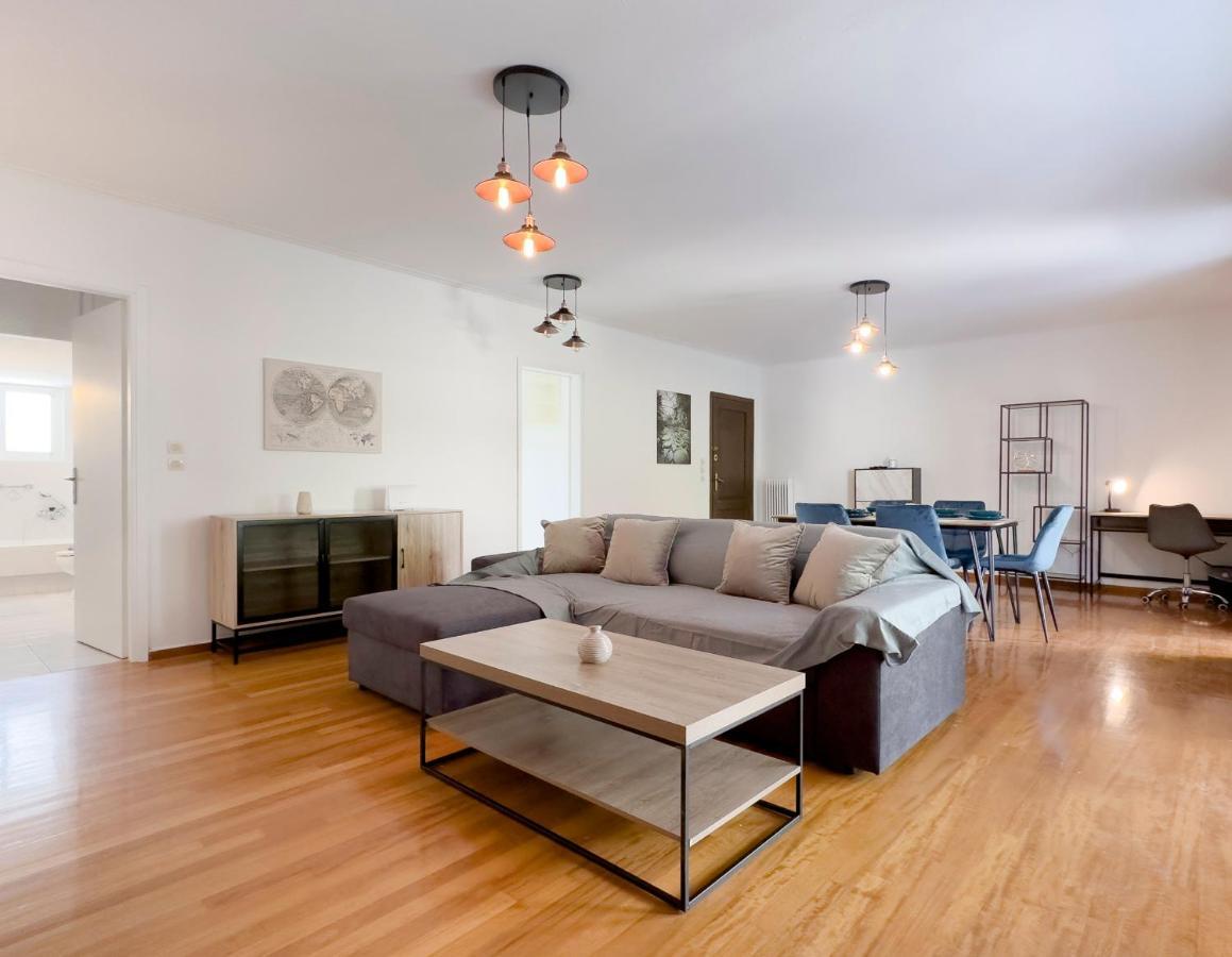 Metamorfoseos Spacious 120Sqm Apt In Alimos Atenas Exterior foto